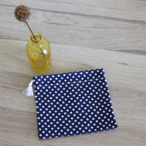 Sac à vrac S – Pois bleu