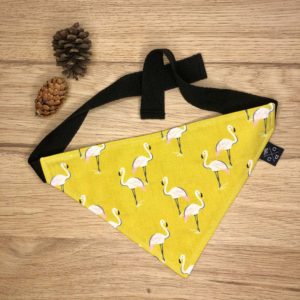 Bandana grand chien – Flamants