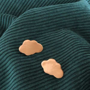 Broche – Nuage doré