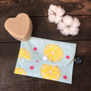 Pochette à savon – Citron