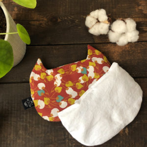 Bouillotte sèche « Petit Chat » – Rouille