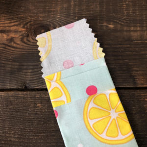 Pochette à brosse à dents – Citron
