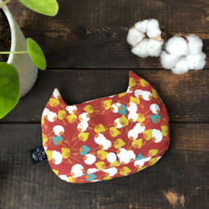 Bouillotte sèche « Petit Chat » – Rouille