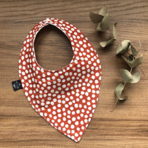 Bavoir bandana – Pois