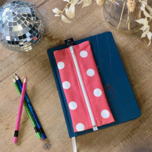 Trousse pour carnet A5 – Framboise