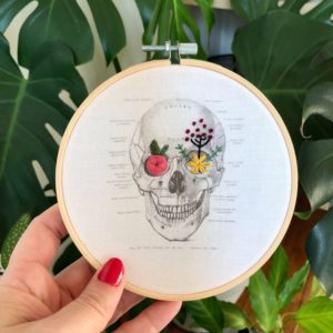 Broderie – SKULL #3