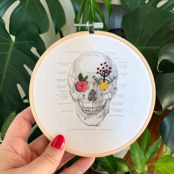 BRODERIE SKULL