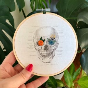 Broderie – SKULL #2