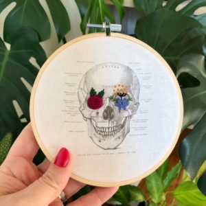 Broderie – SKULL #1