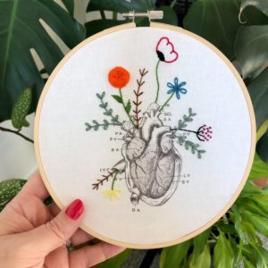 Broderie – COEUR #1