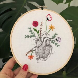 Broderie – COEUR #2