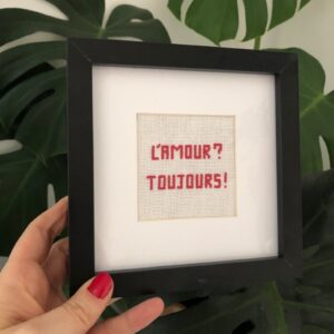 Broderie – AMOUR