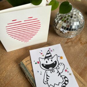 Carte ou photo brodée