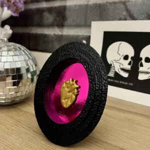 Coeur – rose holographique