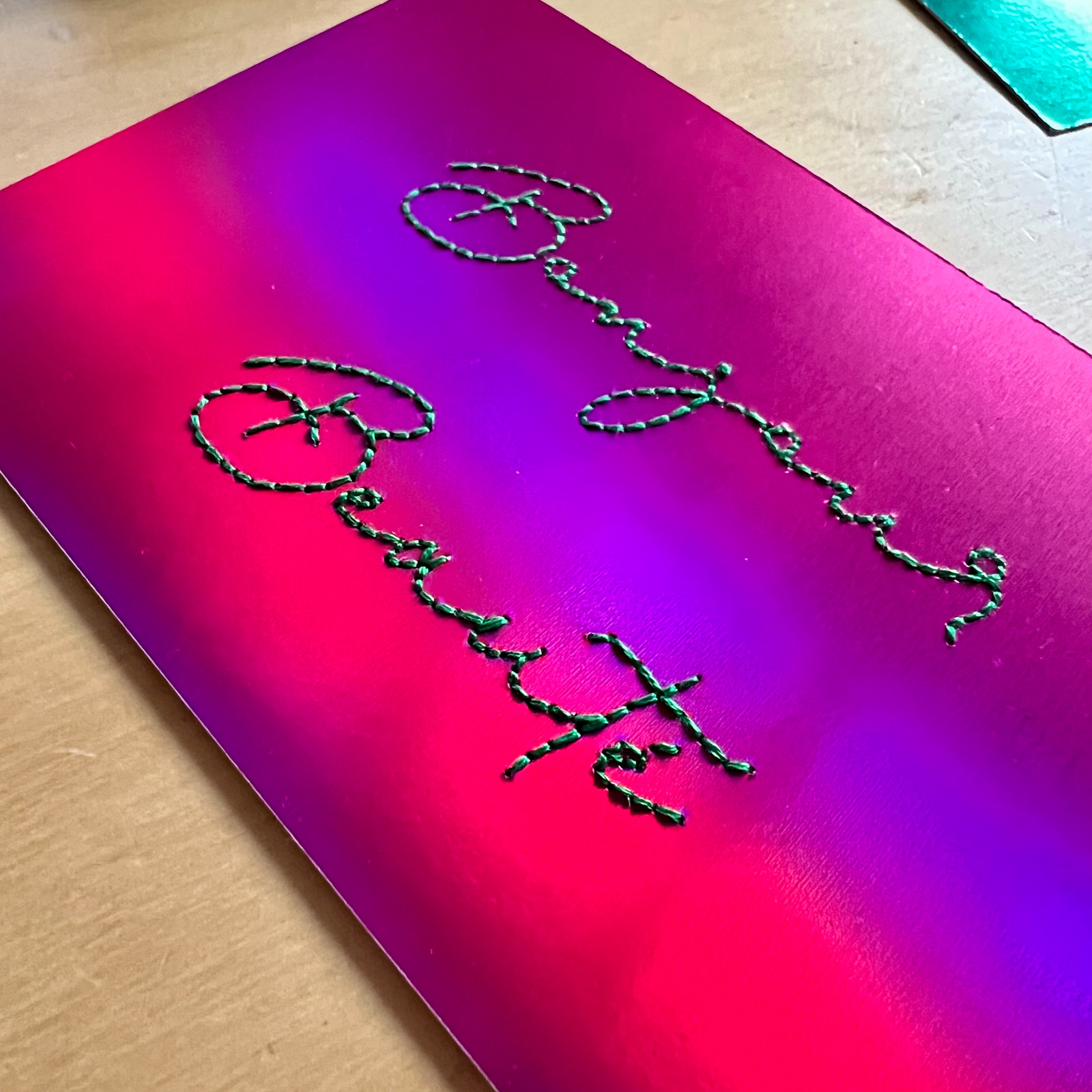 Carte brodée – Image 5