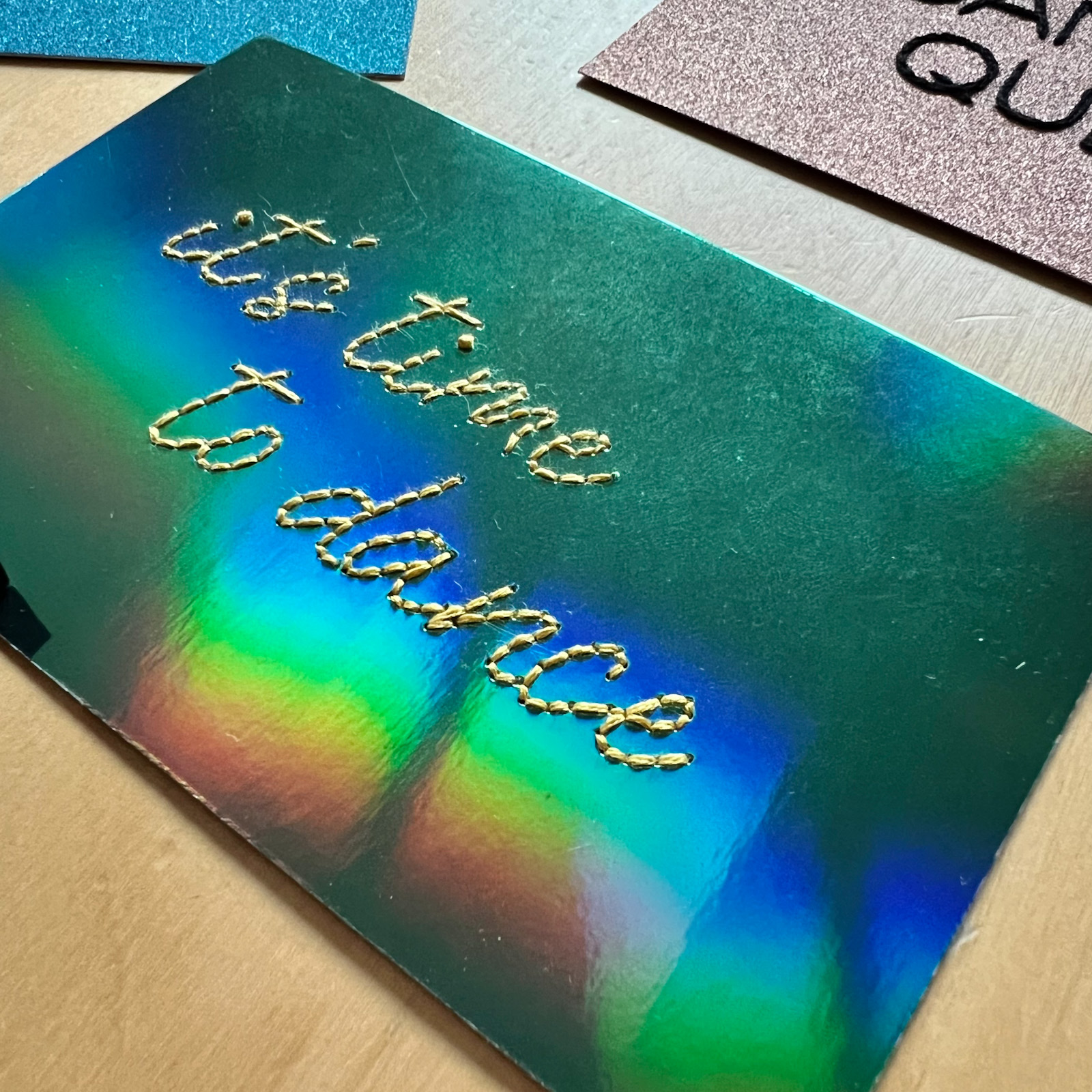 Carte brodée – Image 11