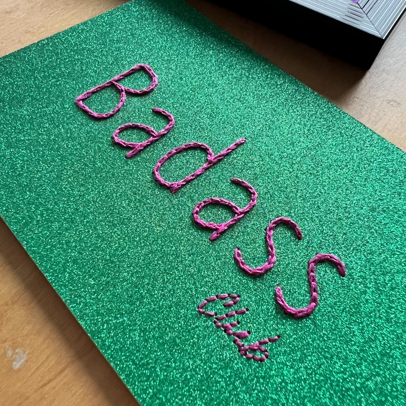 Carte brodée – Image 3